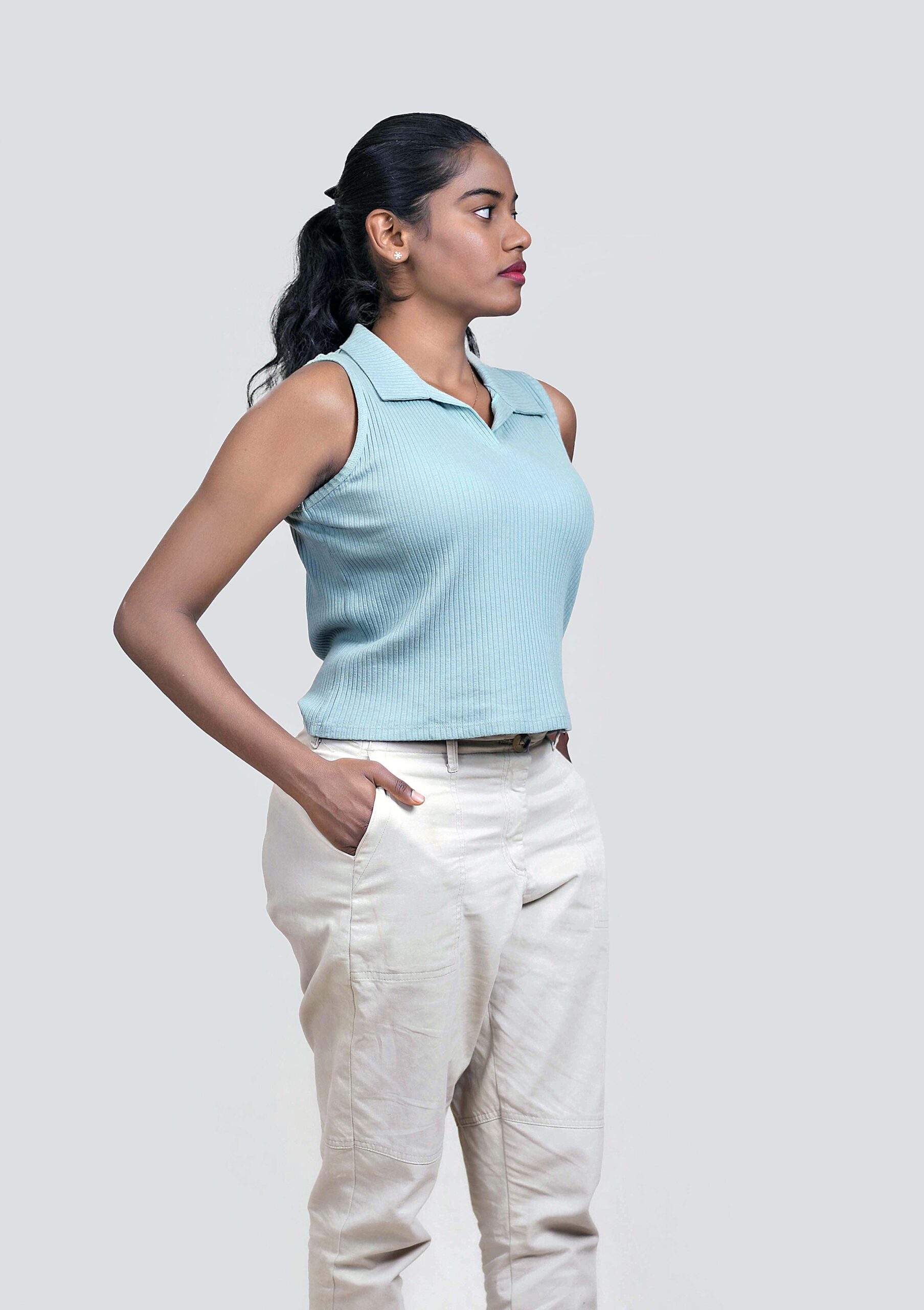 Edge collar tank top - Image 3