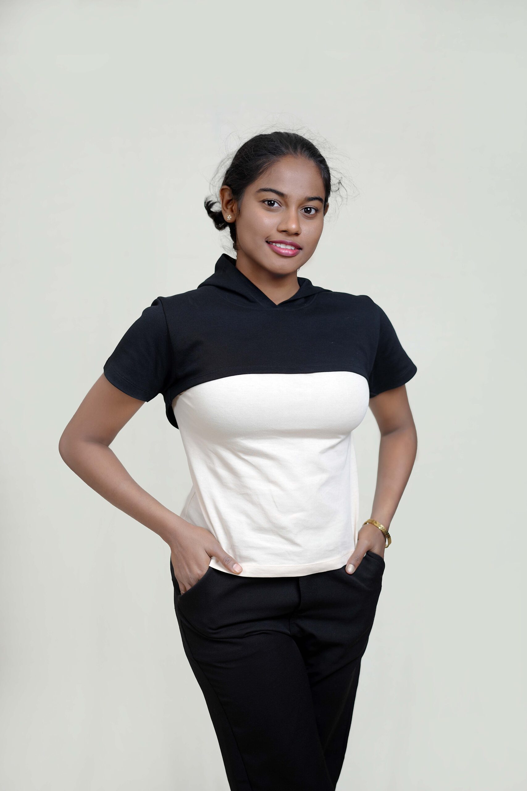 Dune shadow cropped snug set