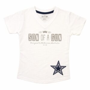 Classic Crown Kids Cotton T-Shirt – White