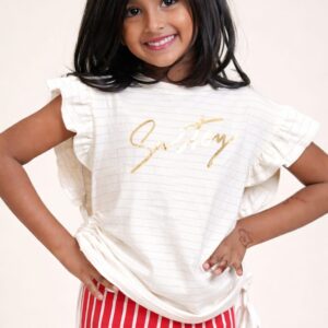 Golden SUSTEY Print TOP