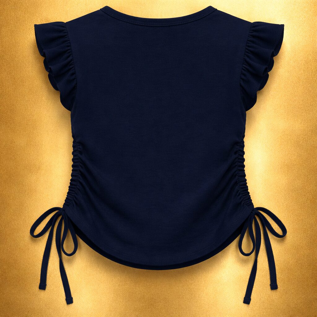 Golden Dragon Cotton Lycra Top - Image 3