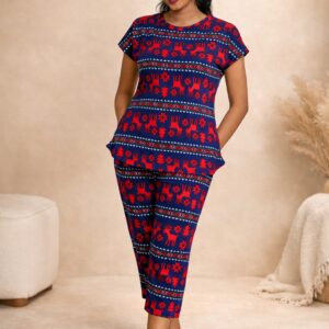 Scandinavian Winter Folk Nordic Lyocell Lounge Set