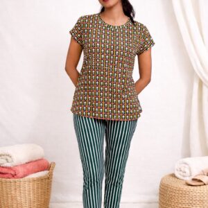 Heritage Grid Lyocell Lounge Set