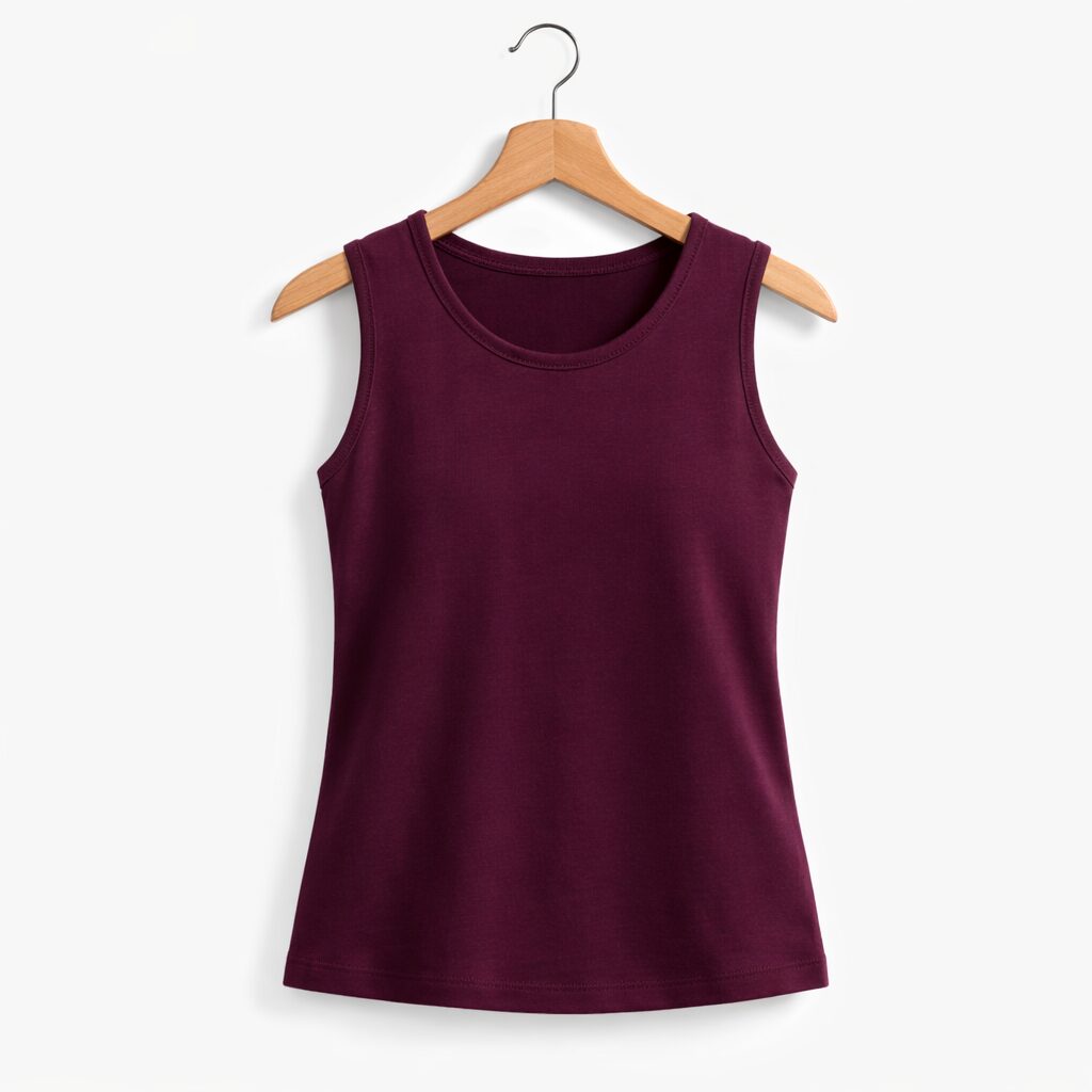 Wine Soft Tank Top - Image 4