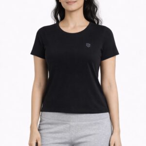 Nightfall black Round Neck T-shirt