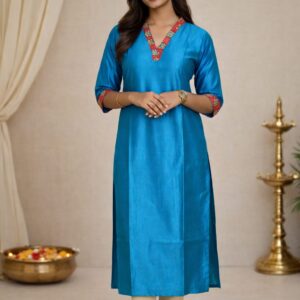 Royal Teal Kurti